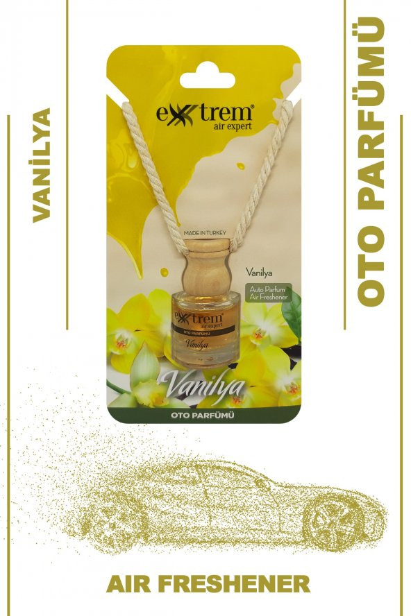 Extrem  Oto Parfümü X Vanilya X Okyanus X Karpuz-mango Oto Parfümü  3 Adet x8 ml