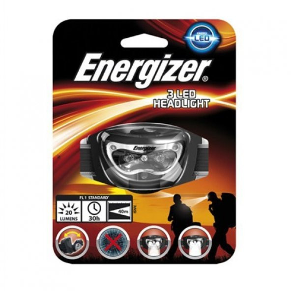 Energizer (G6-2294) Headlight 3AAA Pilli Fener