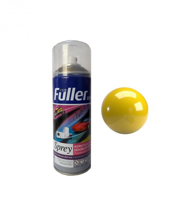 Sprey Boya Taksi Sarı 400 Ml Ral 1023 Taksi Sarı Opak Renkler