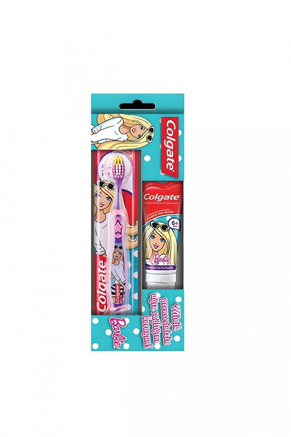 Colgate Barbie Diş Fırçası+diş Macunu 75ml 6 + Yaş 2 li Fırsat