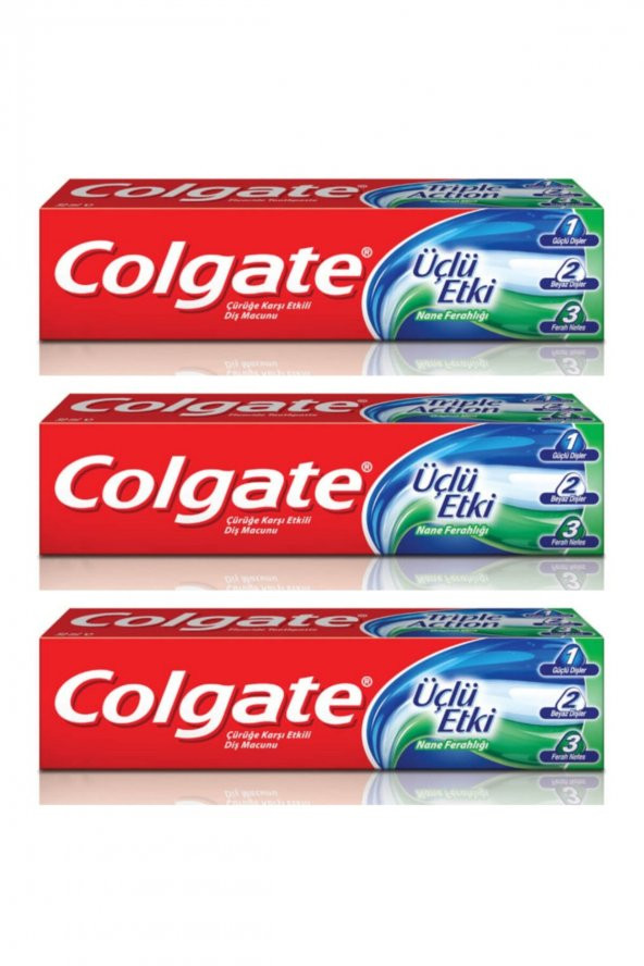 Diş Macunu Üçlü Etki 100 ml X 3 Adet