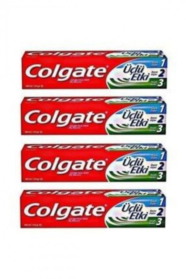 Üçlü Etki Diş Macunu 100 Ml 4 Lü