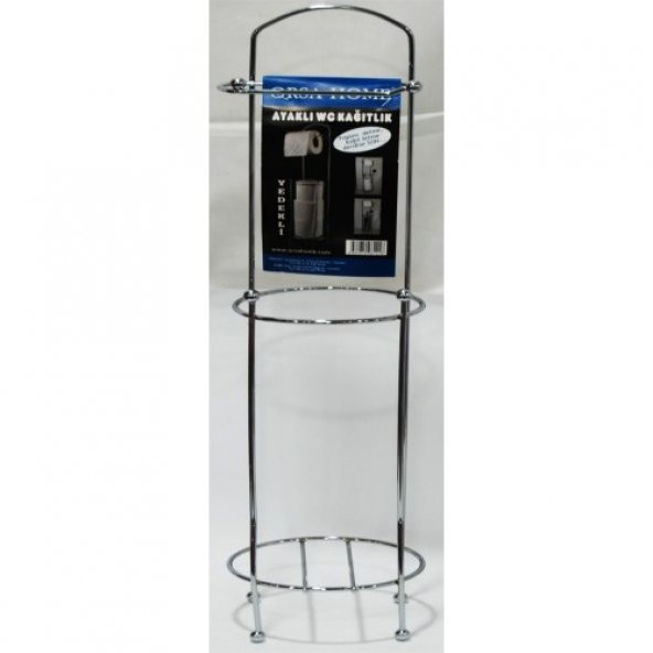 Wc Kağıtlık Ayaklı Yedekli Metal
