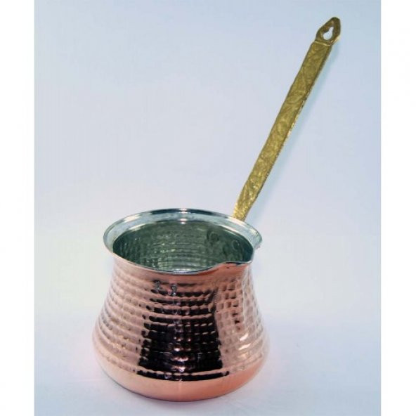 Bakır Sütlük Büyük Derin (Cezve) 6 Kişilik