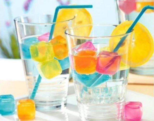 Buz Kalıbı Renkli Buz Küpü 10 lu - 2