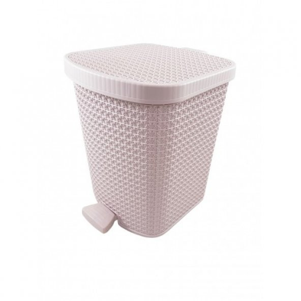 Pedallı Çöp Örgü Desenli (22 Litre)