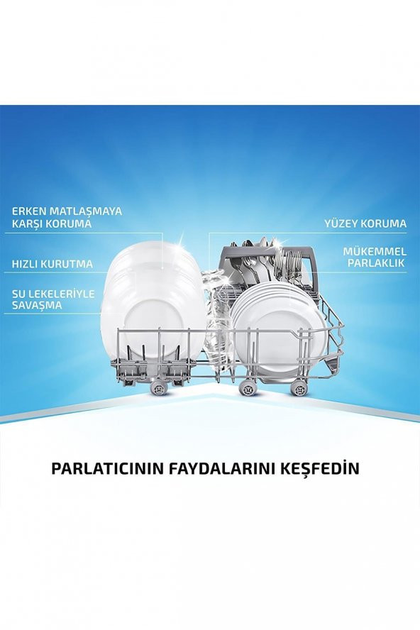 Finish Bulaşık Makinesi Parlatıcı 2 Adet x 400 ml Parlatıcı - 2