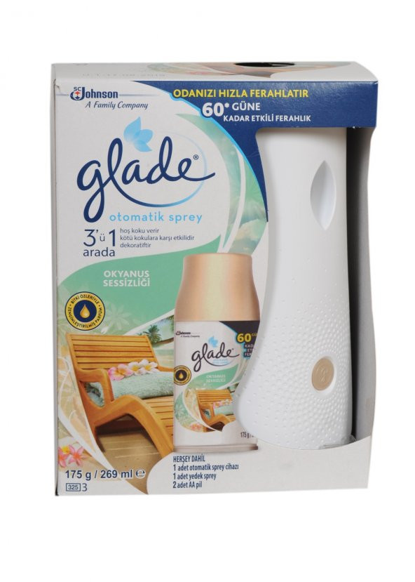 Glade Otomatik Sprey + Okyanus Sessizliği Yedek 269 ML