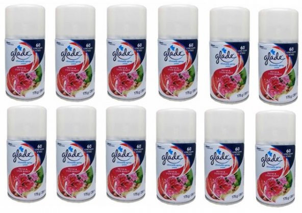 Glade Otomatik Sprey Meyve & Çiçek Buketi Yedek 12 x 269 ML