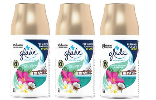 Glade Otomatik Sprey Oda Kokusu Yedek Tropikal Floral 3 X 269 Ml