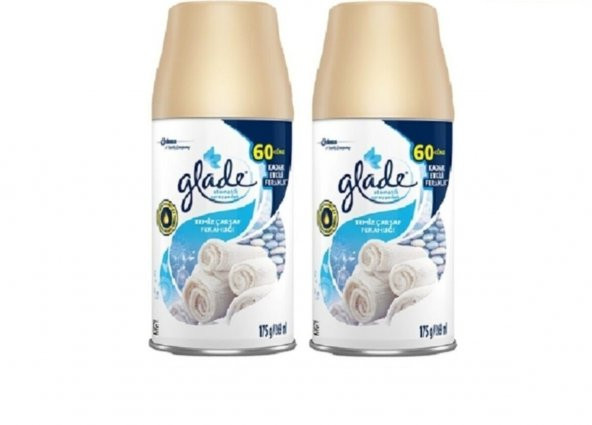 Glade Oda Kokusu Yedek Sprey Temiz Çarşaf Ferahlığı 2 X 269 Ml