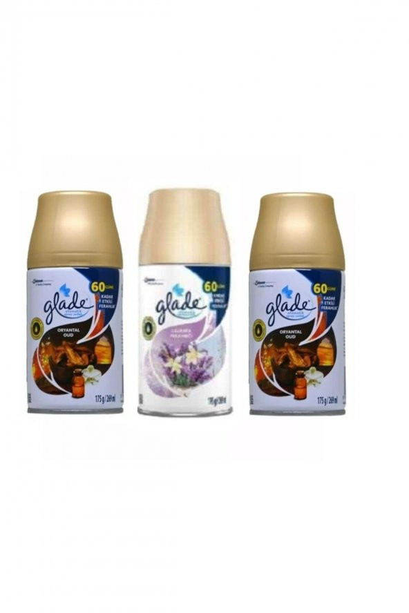 Glade Oda Kokusu Yedek Sprey Oryantal Oud + Lavanta Ferahlığı  3 X 269 Ml - 1