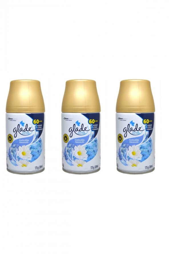 Glade Yedek Sprey Oda Kokusu Temizliğin Ferahlığı 269 Ml X 3 Adet