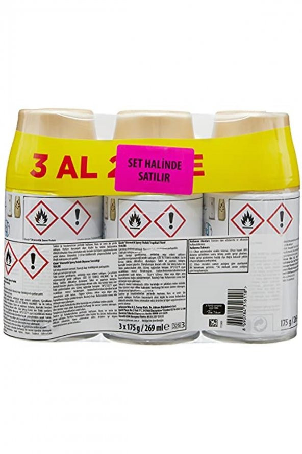 Glade Otomatik Sprey Temiz Çarşaf Ferahlığı + Okyanus Sessizliği + Temizliğin Ferahlığı 269ml 1 Pak - 2