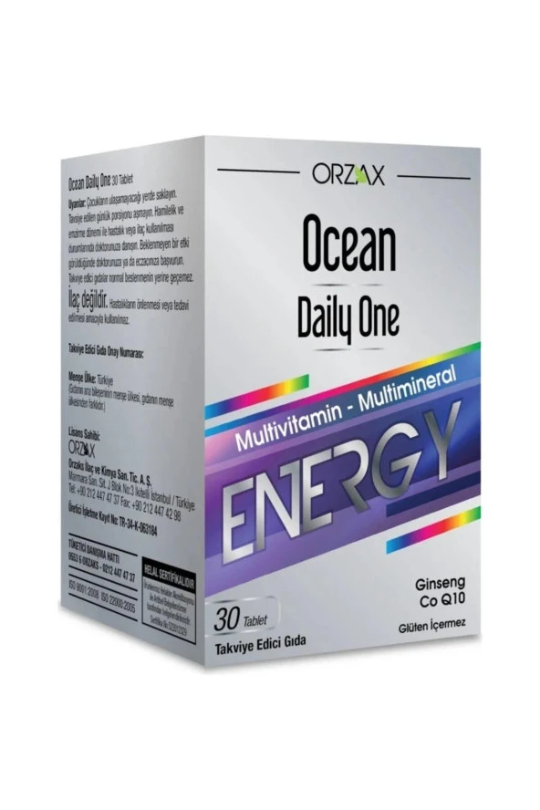Ocean Daily One Energy 30 Tablet ürün görseli 1