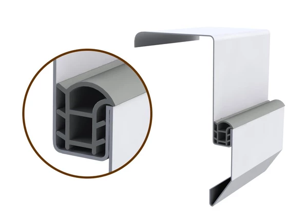 Contacall Kapı Fitili Çelik Kapı Fitili Kapı Contası 6 Metre Siyah - 4