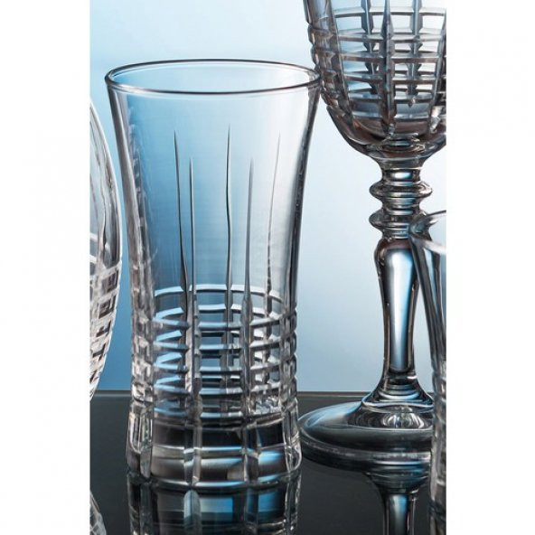 Kcd Helen Sade Kesme El Dekor Yaldızlı 6 Adet Desenli Su ve Meşrubat Bardak Takımı ürün görseli