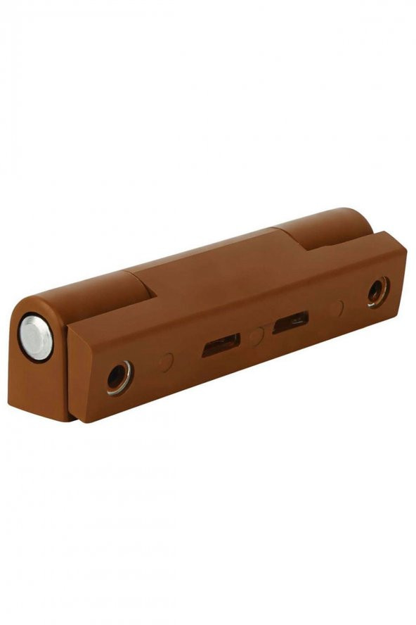 3 Adet Pvc Pimapen Pencere Menteşesi Metal 75 Mm Açık Kahverengi - 3