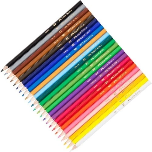 Faber Castell Metal Tüpte Tam Boy Kuru Boya Kalemi 24 Renk - 3