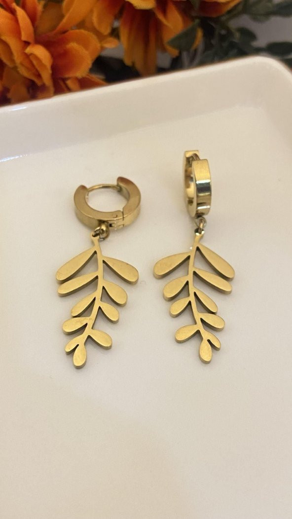 Aksesuar Çarşısı Yaparak Küpe Gold ürün görseli