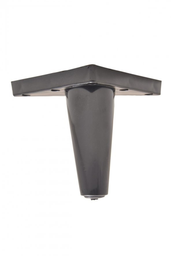 Sena Plastik Ayak Baza Ayağı Koltuk Kanepe Ayağı Puf-tv Ünitesi Ayağı 8 Adet 12 Cm Siyah