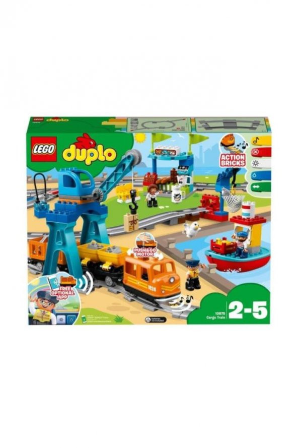 LEGO Duplo 10875 Kargo Treni (801 Parça)