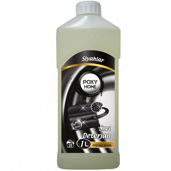 Poxy Home Siyahlar Sıvı Çamaşır Deterjanı 1000 Ml