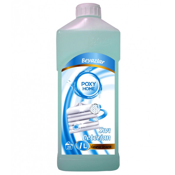 Poxy Home Beyazlar Için Sıvı Çamaşır Deterjanı 1000 Ml