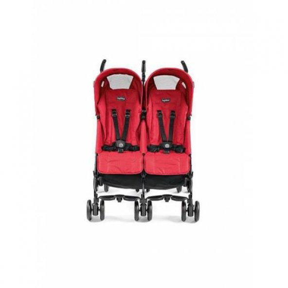 Peg Perego Pliko Mini Classico Twin Bebek Arabası / red