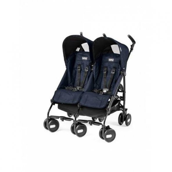 Peg Perego Pliko Mini Classico Twin Bebek Arabası / Navy