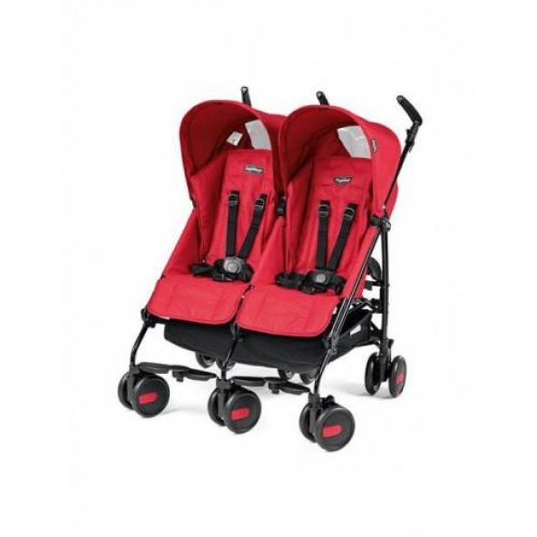 Peg Perego Pliko Mini Classico Twin Bebek Arabası / red - 2