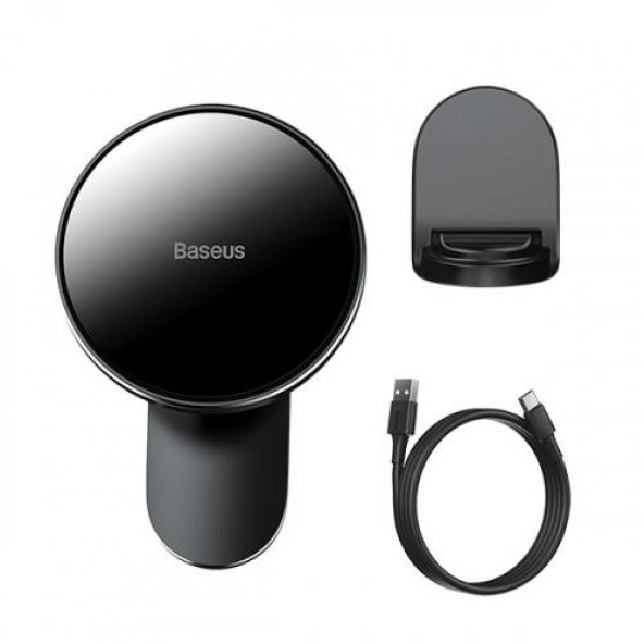 Baseus Magsafe İphone 11 12 13 14 Pro Max Kablosuz Araç Şarjı Araç Telefon Tutucu - 5