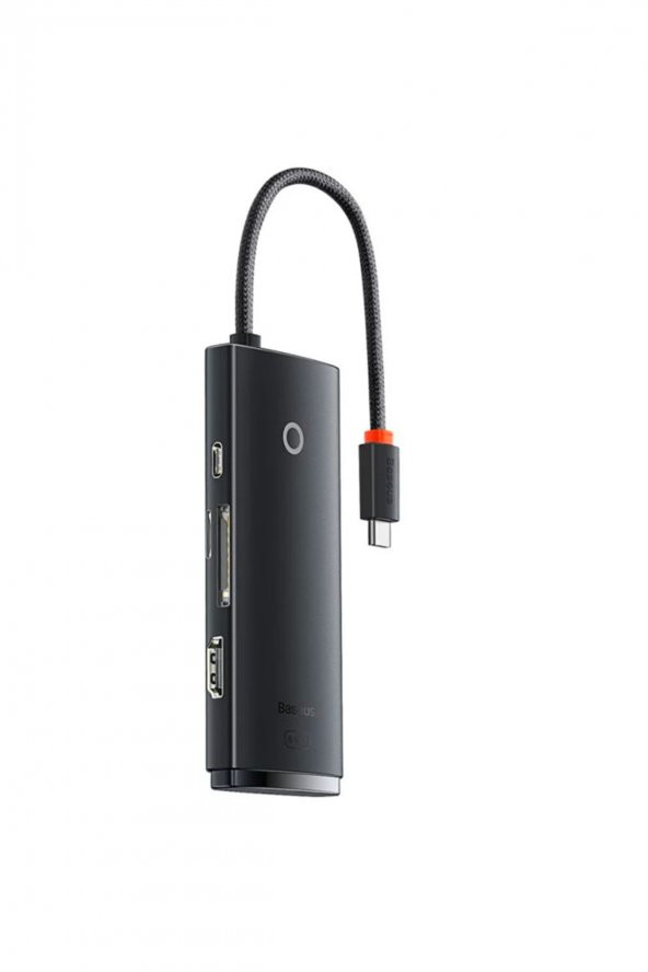 Baseus Lite Series 6 Portlu 100w Type-c + Pd Hub Adaptör Çoklayıcı Siyah - 2