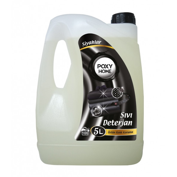 Poxy Home Siyahlar Sıvı Çamaşır Deterjanı 5000 Ml