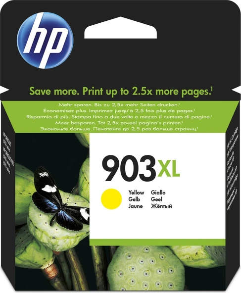 HP 903XL Sarı Mürekkep Kartuş T6M11AE ürün görseli 1