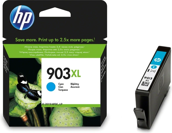 HP Orijinal 903Xl Mürekkep Kartuşu Mavi (T6M03AE) - 2