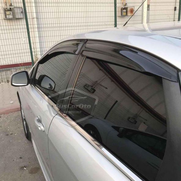 Ford Focus 2 - 2.5 Sedan 2004-2011 Uyumlu Mugen Cam Rüzgarlığı Seti Piano Black 4lü İthal - 3