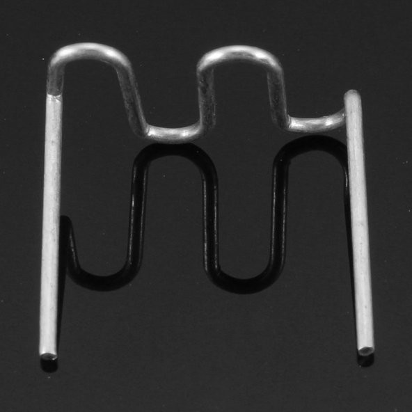 100 Adet 0.8mm Kaynak Tamir Makinesi için Düz Zımba Teli Araba Onarım Tampon Plastik - 4