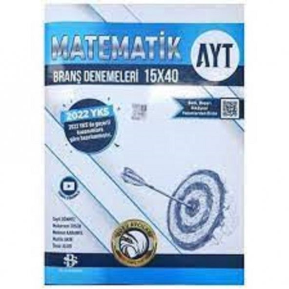Bilgi Sarmal Ayt Matematik 15X40 Branş Denemesi