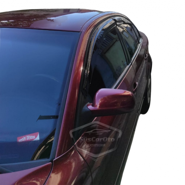 Vw Passat B5 - B5.5 1996-2005 Uyumlu Mugen Cam Rüzgarlığı Seti Piano Black 4lü İthal - 6