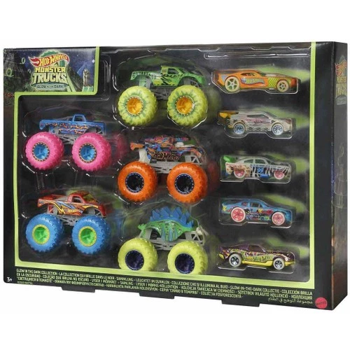 Hot Wheels Monster Trucks Karanlıkta Parlayan Araçlar HCB57 Lisanslı Ürün - 1