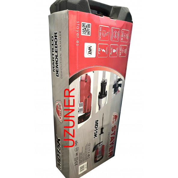 Stayer MD15K Elektropnömatik Kırıcı Matkap 15 KG 1750 Watt - 3
