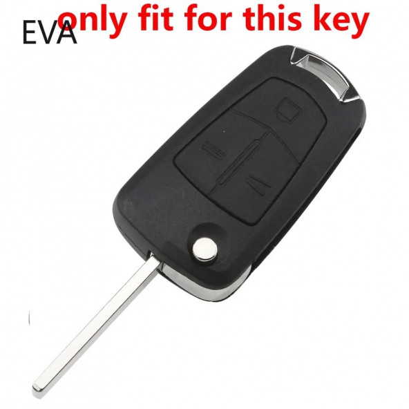 OPEL VECTRA ASTRA CORSA ZAFİRA VALEO SİLİKON ANAHTAR KILIF(SİYAH) - 3