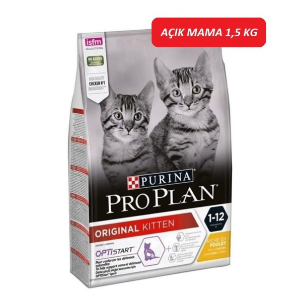 Pro Plan Kitten Junior Tavuklu Yavru Kedi Maması 1,5 Kg