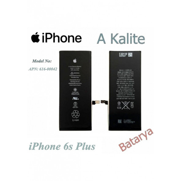 iphone 6S Plus Batarya Apn 616-00042 Uyumlu Yedek Batarya