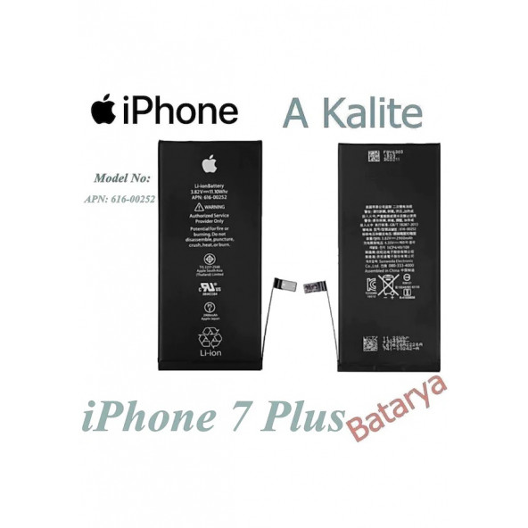 iphone 7 Plus Batarya APN 616-00252 Uyumlu Yedek Batarya