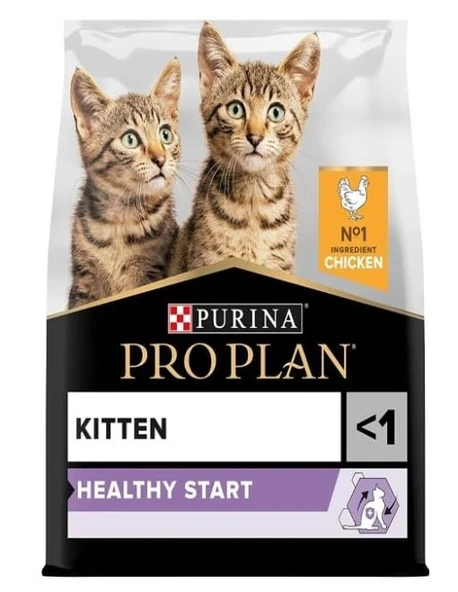 Pro Plan Kitten Junior Tavuklu Yavru Kedi Maması 3 KG Açık Mama