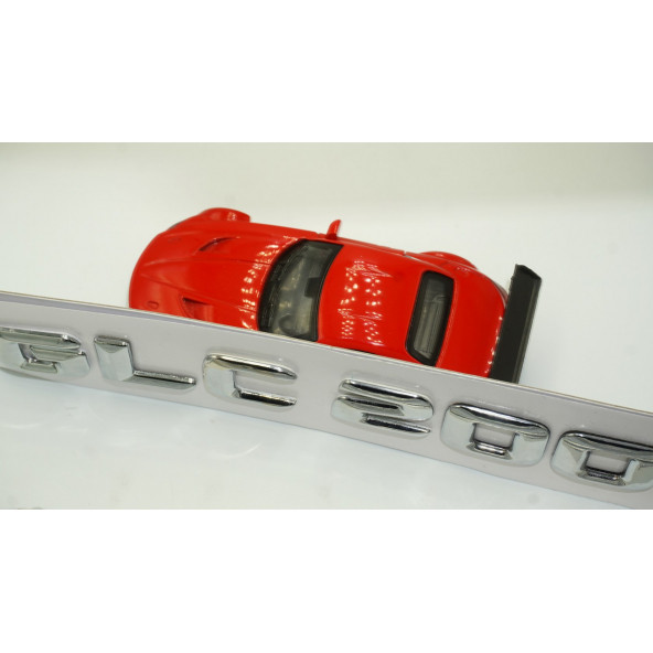 Benz GLC 200 Bagaj Krom Metal 3M 3D Yazı Logo - Resim 4