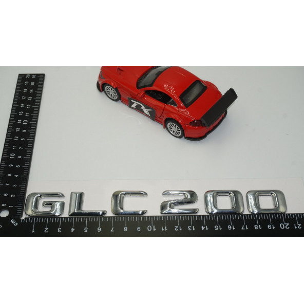 Benz GLC 200 Bagaj Krom Metal 3M 3D Yazı Logo - Resim 5