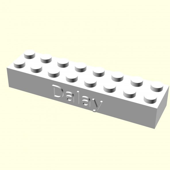 Dalay Kişiye Özel Üretim Lego Sevgiliye Oyuncak Eşe Hediyelik Organik Plastikten